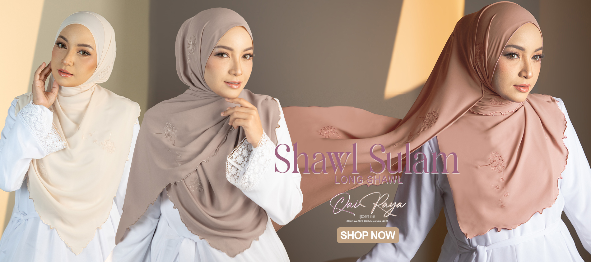 Shawl Sulam Qairaya